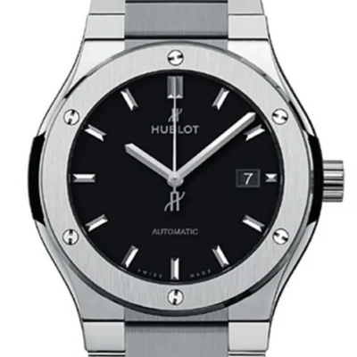 Hublot Classic Fusion 42mm Matte Black Dial Automatic Titanium Men's Watch 548.NX.1170.NX