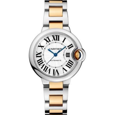 BALLON BLEU DE CARTIER. 33 MM. 18K YELLOW GOLD. STEEL